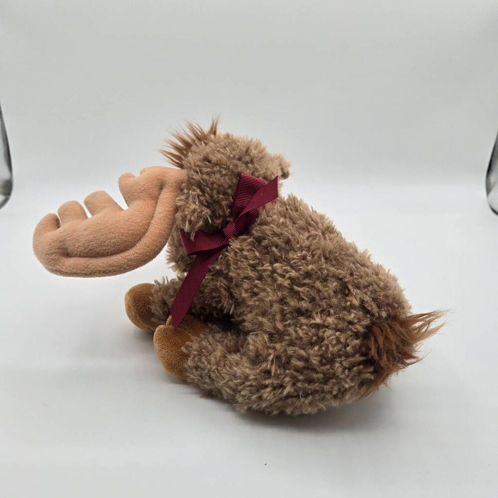 Gund Autumn Festival Maple Moose Plush Stuffed Animal Holiday 6" - Picture 2 of 5